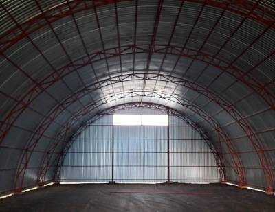 Строительство арочных ангаров