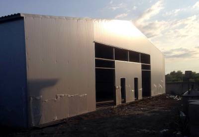 Строительство прямостенных ангаров